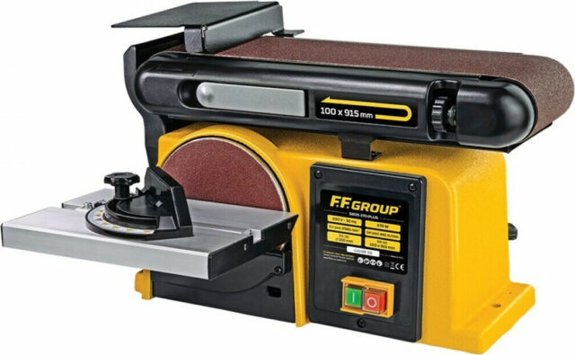 FF GROUP TEMPERATURE SANDER WITH GRINDING WHEEL 370W.